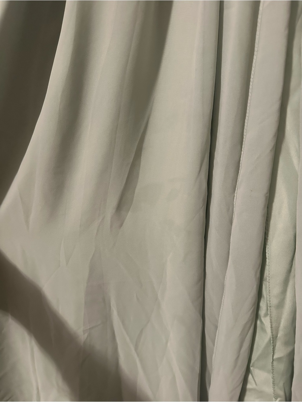 Azazie Sage Green High-Neck Halter Maxi Dress - Picture 15 of 16